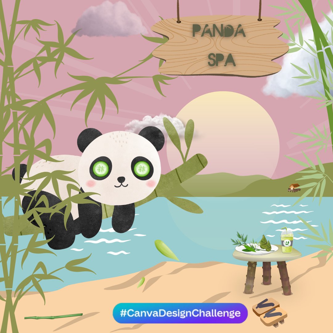 Sadlodi's tweet photo. #CanvaDesignChallenge 
Et voilà, challenge fait, pour la 1ere fois, après 3 années passées avec Canva, je continue encore de m'amuser créer et imaginer, merci ♥ https://t.co/mNHRAShwhz