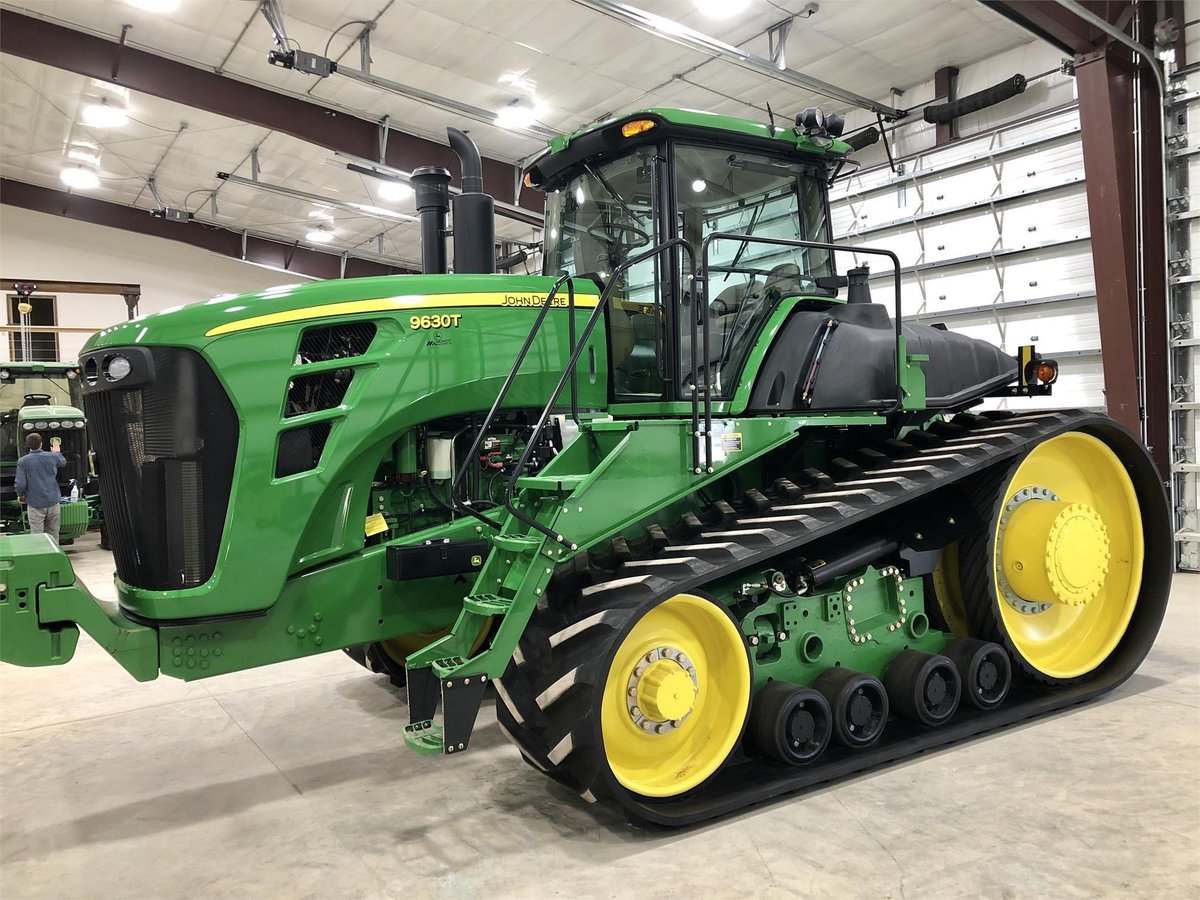 2008 JD 9630T with 18 actual hours for sale in Quincy, IL. Info + 63 more pics: machinerypete.com/details/175-hp…