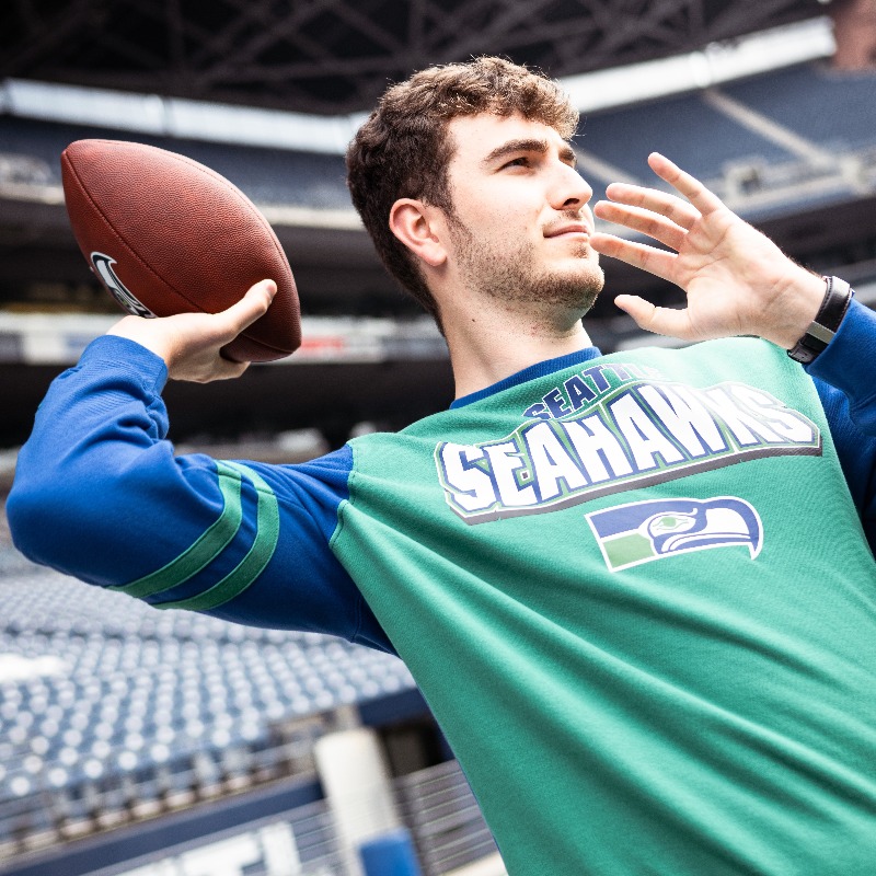 SeahawksProShop's tweet photo. Elevate your #SeahawksGear to the next level! 😤🔥
Men's Mitchell & Ness Kelly Green Seattle Seahawks All Over 2.0 Pullover Sweatshirt.
#SeahawksStyle x #GoHawks