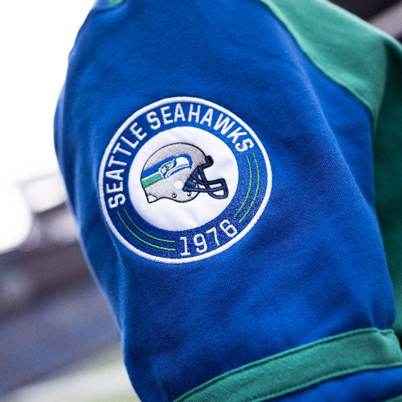 SeahawksProShop's tweet photo. Elevate your #SeahawksGear to the next level! 😤🔥
Men's Mitchell & Ness Kelly Green Seattle Seahawks All Over 2.0 Pullover Sweatshirt.
#SeahawksStyle x #GoHawks