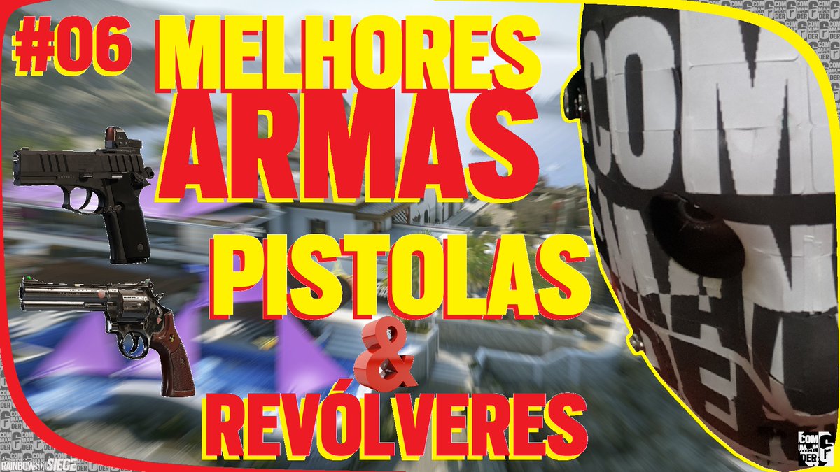CommanderRSix's tweet photo. Salve Rapazied!
Bora assistir o novo vídeo da série MELHORES ARMAS #06 - PISTOLAS &amp; REVOLVERES?
Let's que Let's!
https://t.co/OVVMjxEfJ9

#r6siege #r6 #r6clips #r6highlights #rainbowsixsiege #rainbowsix #rainbowsixclips #r6extraction #r6eclips #r6ehighlights #rainbowsixextraction https://t.co/dFTassFT30