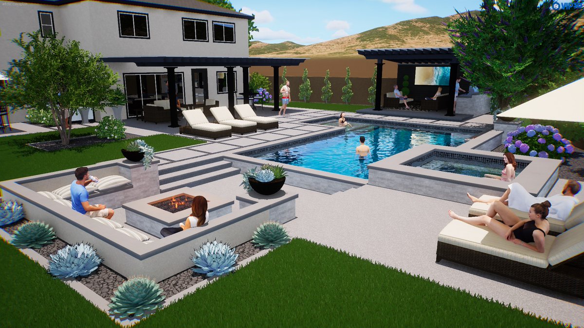 BellaTerraYards's tweet image. “Instead of worrying about what you cannot control, shift your energy to what you can create.” ― Roy T. Bennett 

#landscapedesign #freeformpool #moderndesign