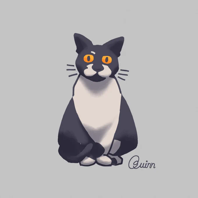  a cat can be whatever shape she wants 