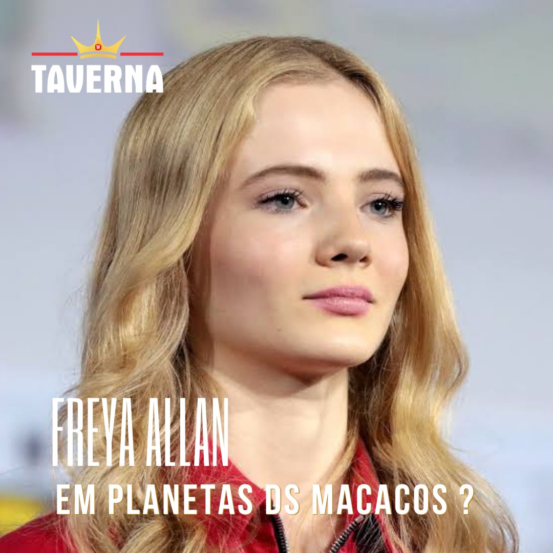 TavernadeRivia's tweet photo. A história de Planeta de Macacos continua!  A franquia retornará com Kingdom of the Planet of the Apes , que acaba escalar Freya Allan, a Ciri de The Witcher, será uma de suas protagonistas.
#FreyaAllan #Cinema https://t.co/LEEITSfaoD