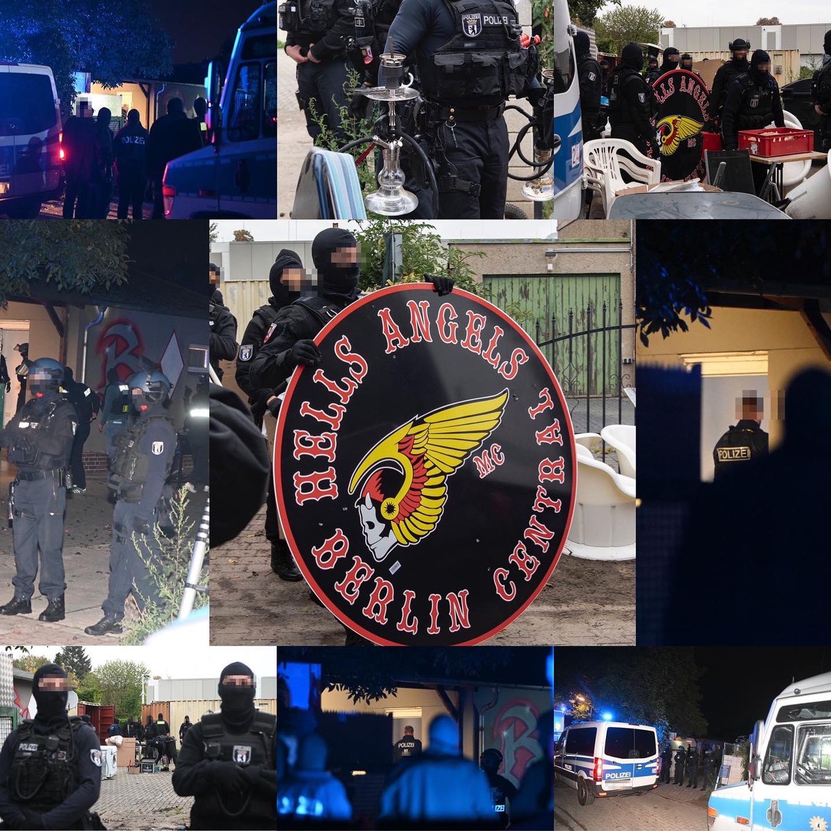 BZ_NachtFloh's tweet photo. Razzia! #Hells_Angels „Berlin Central“ verboten https://t.co/GsDSM30c9W https://t.co/WwrfqeJ49o