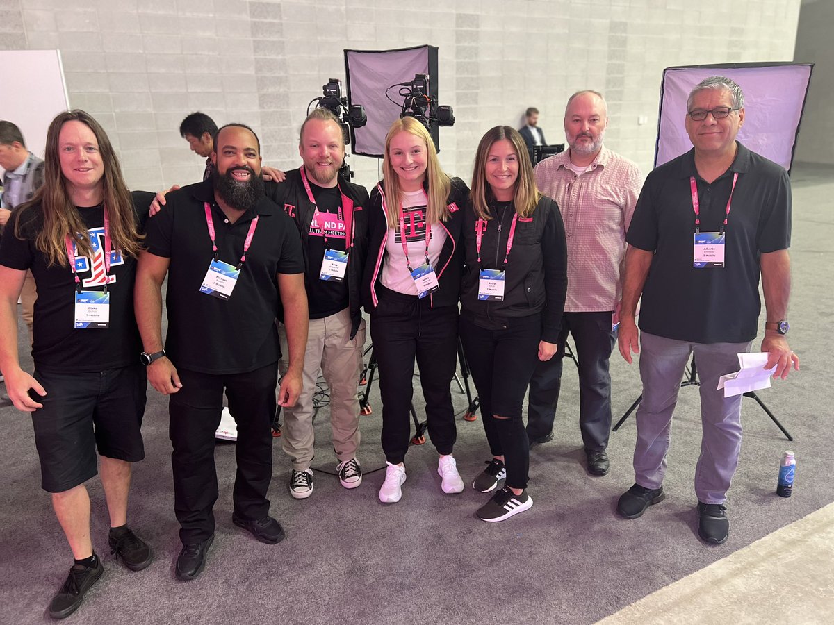 Shout out to the amazing <a href="/TMobile/">T-Mobile</a> T-Studios crew!! The level of expertise and professionalism demonstrated by this crew is mind blowing. Thank you all for making #MWCLV22 a week to remember. You’re the best!