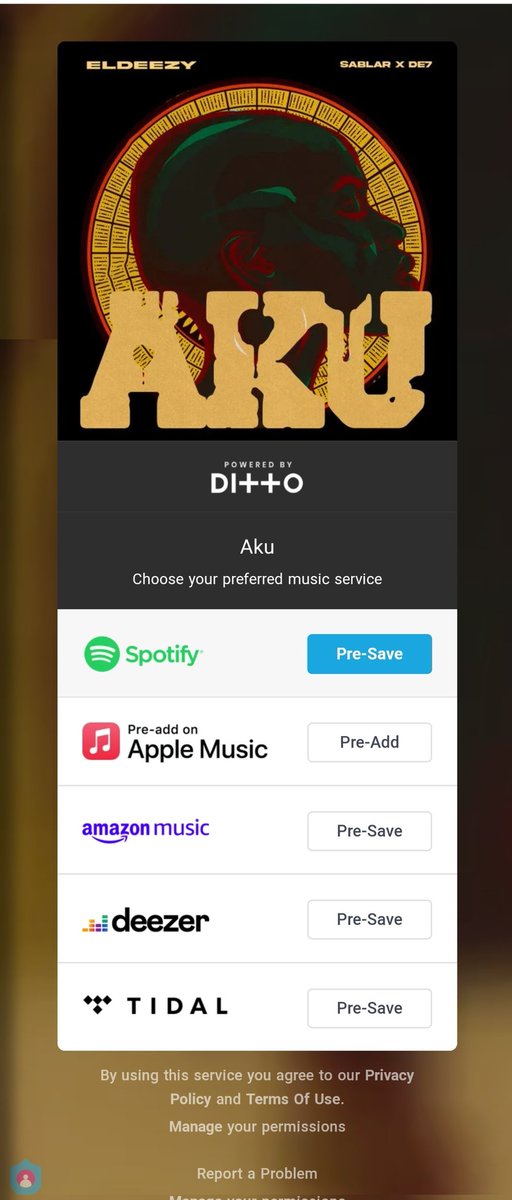 kutaWanGh's tweet photo. #Eldeezy #AKU
Pre save
https://t.co/er8BoLOXJL https://t.co/NZRgnoqdhu