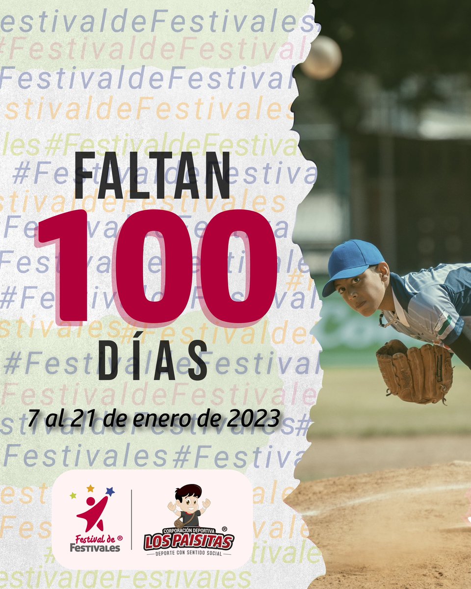 CDLosPaisitas's tweet photo. Nosotros ya estamos contando los días para el #FestivalDeFestivales 
⚽️🚴🏾‍♂️⛹🏽♟🎾🥅🏓👯🚵🏽🥋🏊🏽

¿Y ustedes? ¿Se unen a contarlos con nosotros? 

Atentos a las noticias que se vienen 👀 https://t.co/1FiiFAqV9L