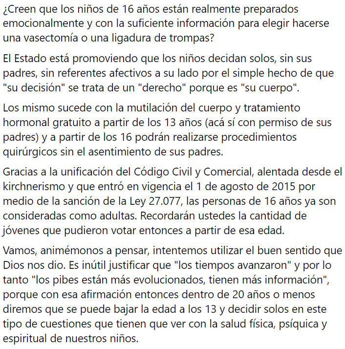 Usemos el buen sentido que Dios nos dio.