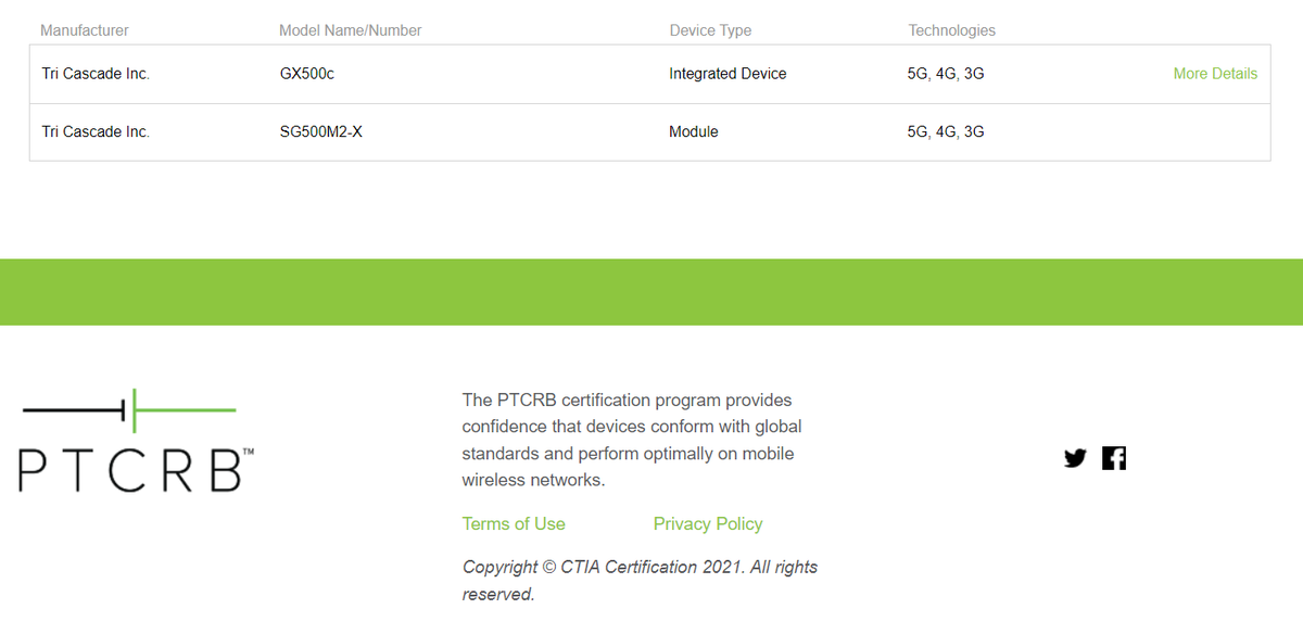 Bigfoot_Slapper's tweet photo. $SRMX
NEW PTRCB CERTIFIED DEVICE
Tri Cascade Inc. GX500c
https://t.co/wXK8NmKeCA https://t.co/Elx75irsKD