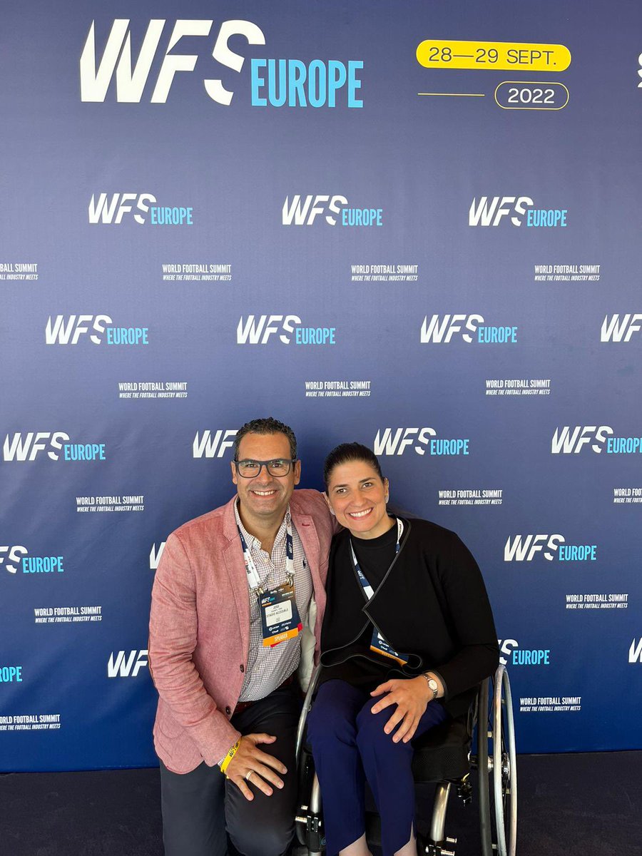 EstadioAccesib1's tweet photo. Today marked the official launch of Estadio Accesible in partnership with i Design Access at the #WFSEurope 2022

Educating @WFSummit audience on the business opportunity for football clubs tackling #Accessibility as a strategy and not as a plan

Thanks team @MarianOtamendi https://t.co/qBRYWPShxX