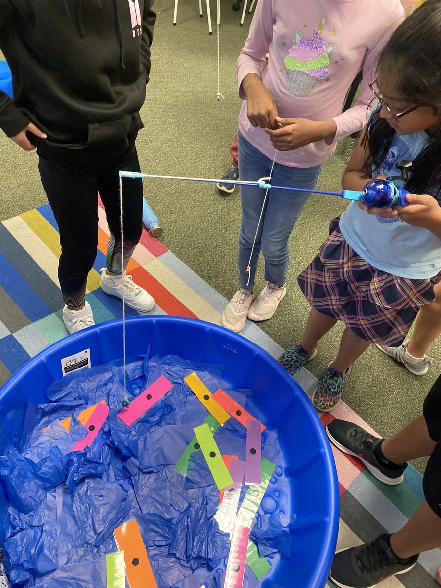 Ms__Amaya's tweet photo. Today we practiced fishing for leads to hook our readers into our writing! Loved seeing these kids work together to develop new hooks for their small moment stories! 🤍 @McSpeddenES https://t.co/EE74ifZlkb