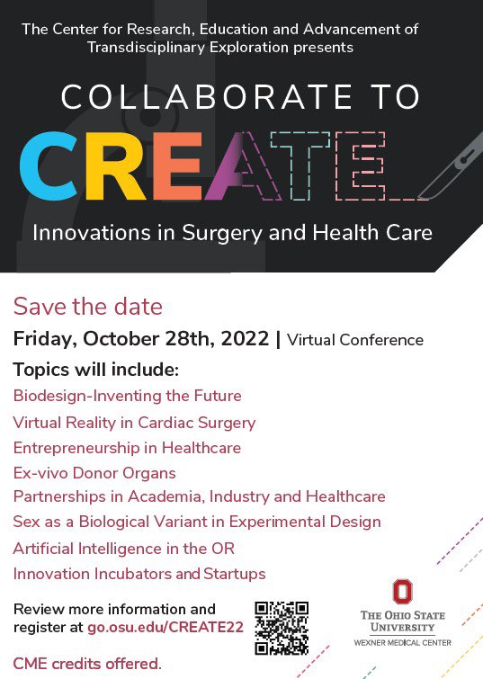 MandyAPRN_CNP's tweet photo. Looking forward to this year’s conference! Registration is open! @S_BlackMDPhD @JuliaColemanMD @NahushMokadam @BryanWhitson1 @ajyoung524 @carriesims20 @WendyLWahl @BryanWhitson1 @sarascarletMD @carrievaldezmd @NPinFLIGHT @AZParedesMD @OhioStateSurg https://t.co/IfLd47FDLv