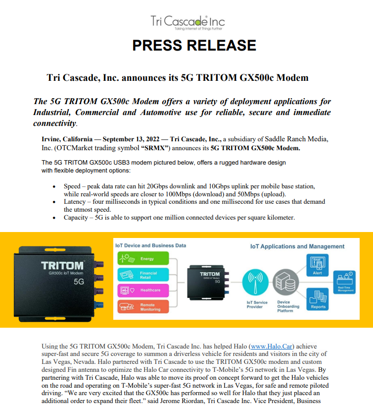 Bigfoot_Slapper's tweet photo. $SRMX
NEW PTRCB CERTIFIED DEVICE
Tri Cascade Inc. GX500c
https://t.co/wXK8NmKeCA https://t.co/Elx75irsKD