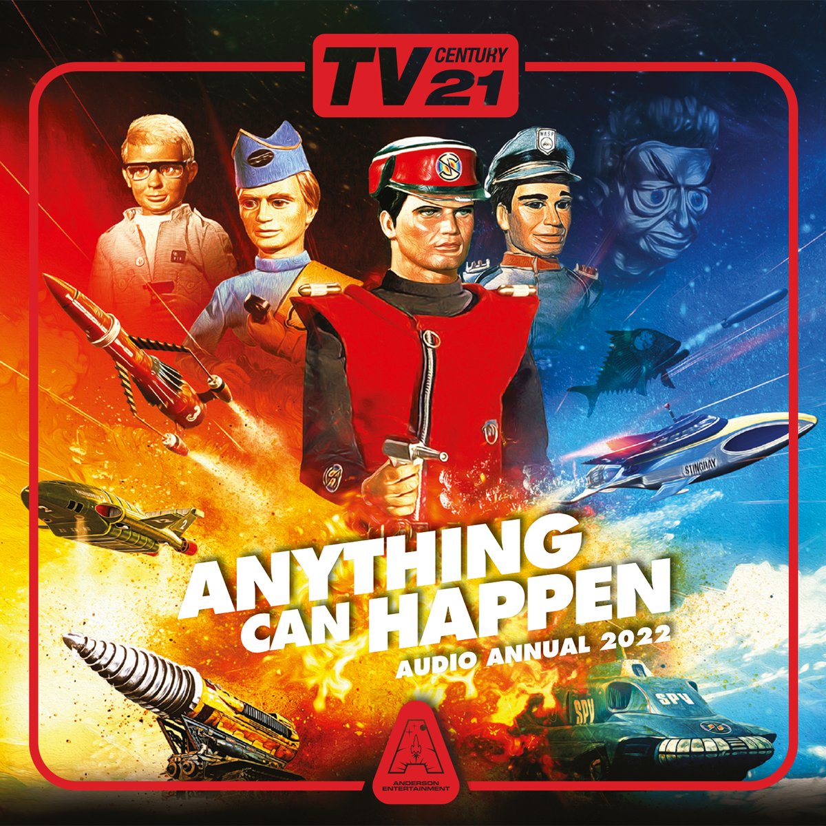 bigfinish's tweet photo. OUT NOW! 🎧 A double dose of @GerryAndersonTV audio entertainment for #ThunderbirdsDay - click to buy
🔸 https://t.co/JNzy4SYko5 TV Century 21 Audio Annual: Anything Can Happen 
🔹 https://t.co/pTuiLx7lMT Thunderbirds Versus The Hood
#InternationalThunderbirdsDay https://t.co/xiMdvI7ikd