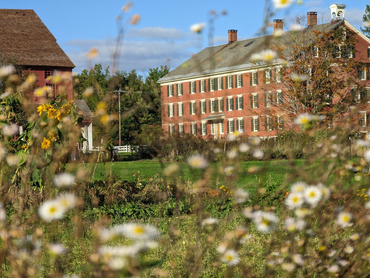 Beautiful day while picking up our CSA share at <a href="/HancockShaker/">HancockShakerVillage</a>