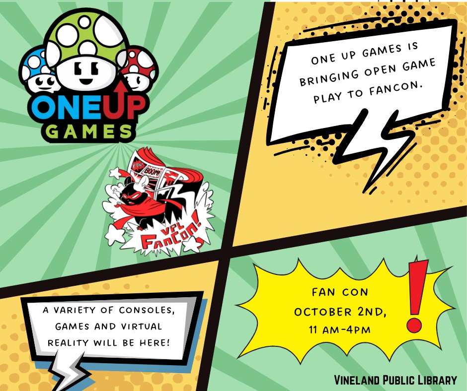 Vineland Library tweet media