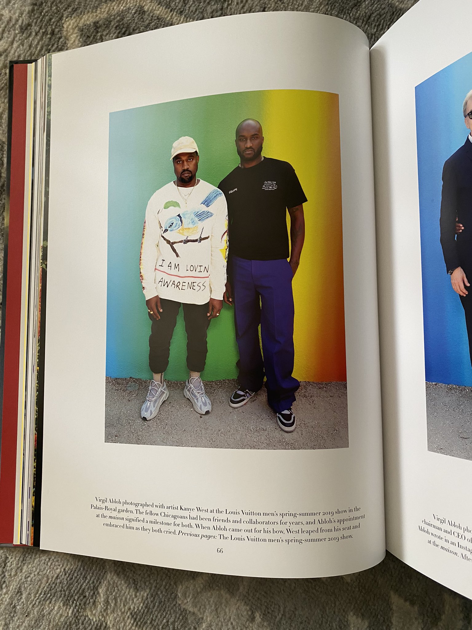 Photos Of Ye on X: This photo of Ye with Virgil and a quote from