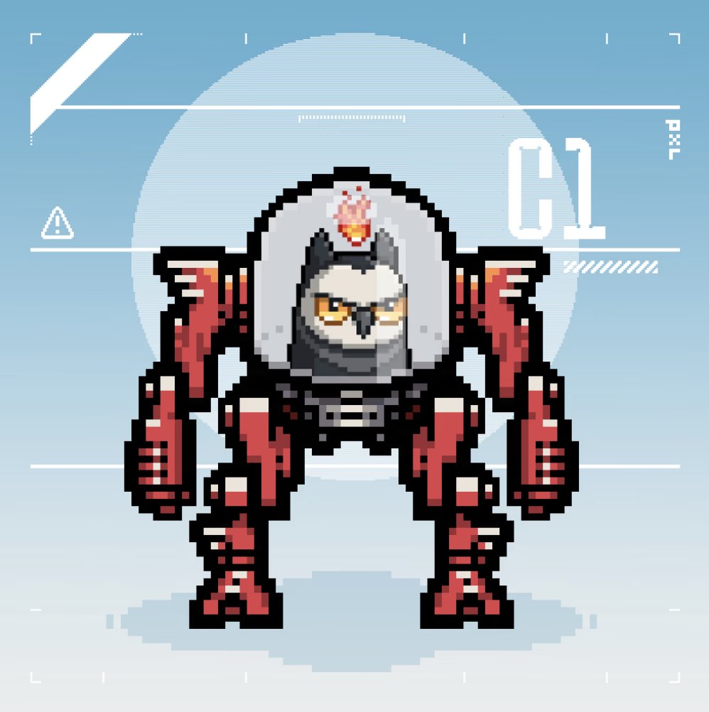 Brandondoyle's tweet photo. Just minted 5 @pxlbots (for free). Love what the team is building here. Tons of experience in the dev/gaming space with a real vision too. Can't wait for reveal + the game!!! @benson @cahlan 🤖 🚀 https://t.co/hXiaCv7ghs