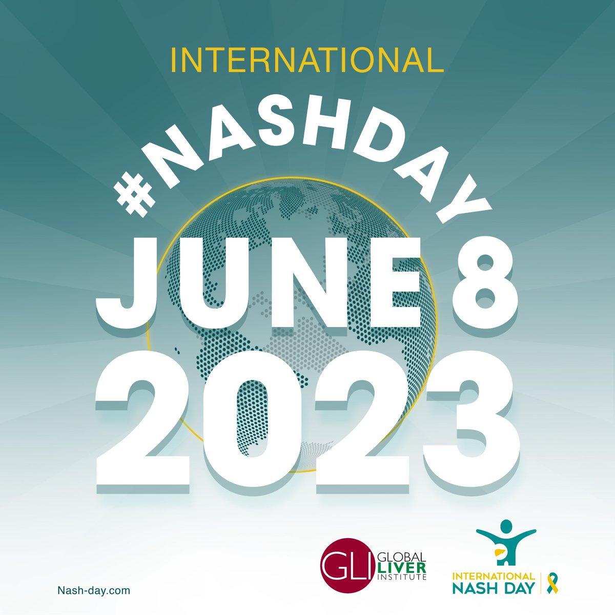 Global Fatty Liver Day (@fattyliverday) on Twitter photo 📣Save the Date!
The 6th Annual International #NASHDay will be on June 8, 2023
Join <a href="/GlobalLiver/">Global Liver Institute</a> & its partners in a global effort to raise awareness about #NASH & the actions that people can take to address this life-threatening disease.
👉Learn more: nash-day.com 📣Save the Date!
The 6th Annual International #NASHDay will be on June 8, 2023
Join <a href="/GlobalLiver/">Global Liver Institute</a> & its partners in a global effort to raise awareness about #NASH & the actions that people can take to address this life-threatening disease.
👉Learn more: nash-day.com