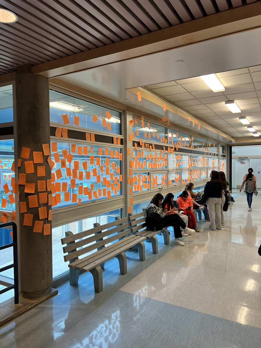 Di_Christensen's tweet photo. So proud of our @NorthSurreySec Spartans as they share their reflections on #OrangeShirtDay @JB_Mahli https://t.co/RFKNtWqokG