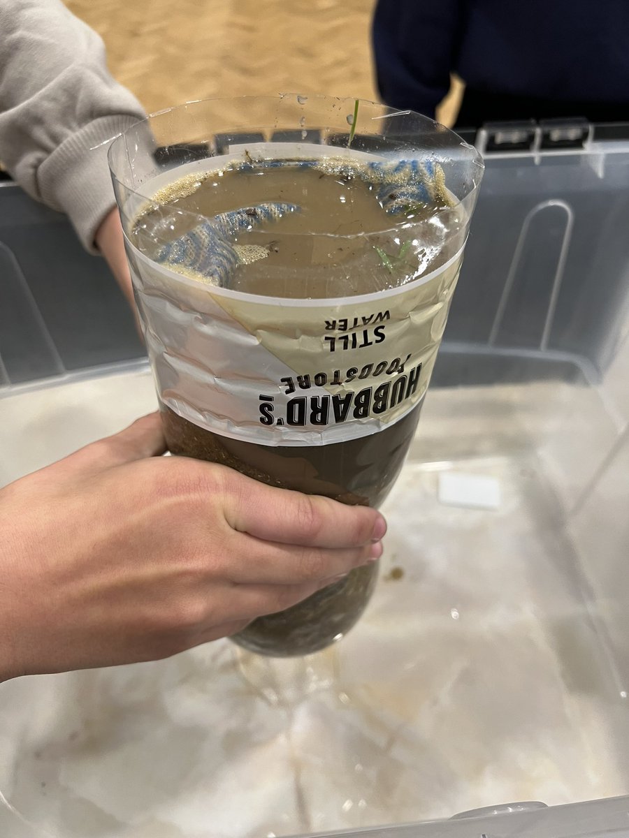 thetenthbb's tweet photo. Last night on a survival theme the lads made water filters using the excellent BB programme resources. They worked! https://t.co/YMqSUajBiw