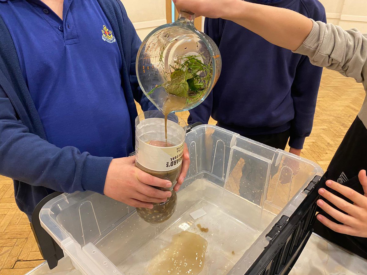 thetenthbb's tweet photo. Last night on a survival theme the lads made water filters using the excellent BB programme resources. They worked! https://t.co/YMqSUajBiw
