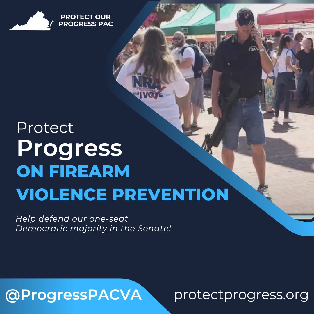 ProgressPACVA's tweet photo. Before Dems took a majority, legislators were required to allow loaded weapons in their office - Republicans tried to allow guns back on Capitol Square but ONE VOTE in the Senate stops them. #ProtectourProgress! @momsdemand @bradybuzz @everytown @CSGV

 https://t.co/KpNY6b84Ed https://t.co/teUGy0uLCN