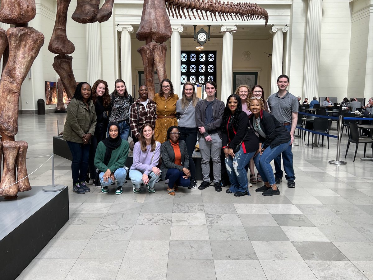 GRocqueMD's tweet photo. Inaugural #TraineeDay warmup for #ASCOQLTY22 at the #FieldMuseum was so fun! Thanks ⁦@jgriggs50⁩ and ⁦@StephWheelerUNC⁩ for co-organizing this great event! Post pics! ⁦@ONealCancerUAB⁩ ⁦@corp_UNC⁩ ⁦@UMich⁩ https://t.co/Xi4LEl1F91