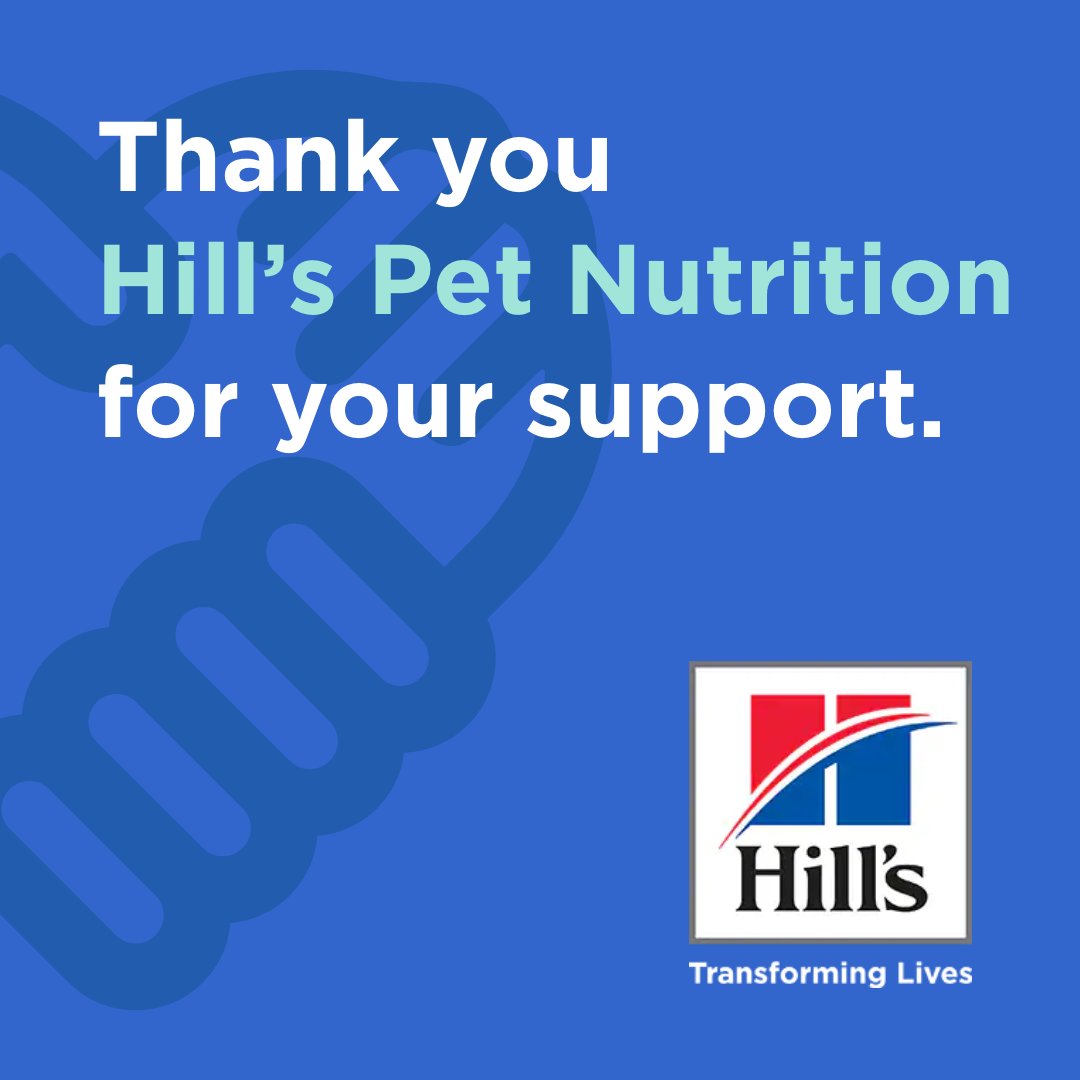 VeterinaryHope's tweet photo. We are so excited that @HillsPet is supporting the Veterinary Hope Foundation's mission to improve veterinary mental health with a donation of $50,000. Thank you, Hill’s! https://t.co/9HnASkU3hw