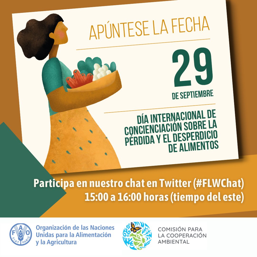 CCA_Espanol's tweet photo. #FLW pasemos lista! Gracias por unirse al #FLWChat de hoy! Tómese un momento para decirnos quien, y de donde es y porque las #prevencionyreducciondealimentos son importantes, y asegúrese de usar la etiqueta #FLWChat.
 Estaremos publicando preguntas cada 7 minutos. https://t.co/UgbdjNjxrj