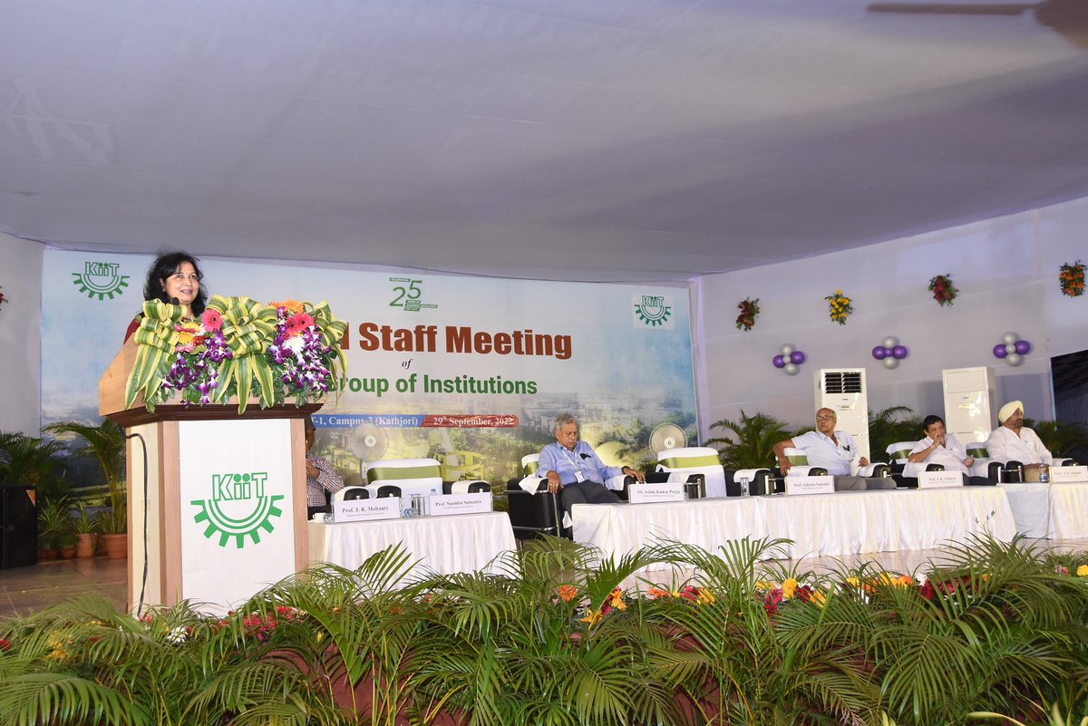 sasmita1samanta's tweet photo. Glimpses from the Annual Staff Meeting of KIIT Group of Institutions:
The faculty and staff members are not only the academic powerhouse of the University but also the academic architect of the KIIT. (1/3) https://t.co/ZRDexkgIcO