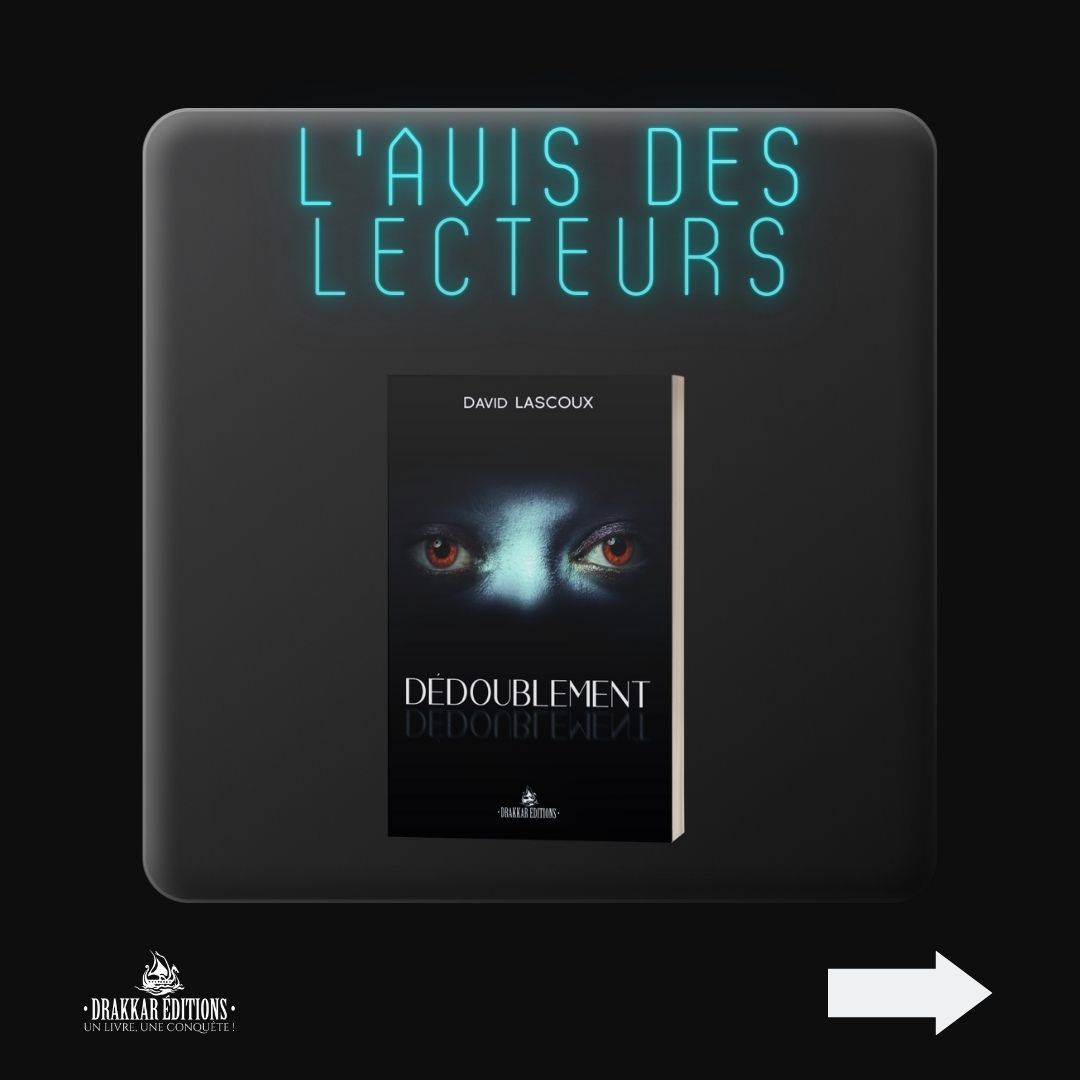 drakkareditions's tweet photo. 💫 L'avis des lecteurs 💫
Important pour l'auteur autant que pour l'éditeur, découvrez les notes et critiques sur #DEDOUBLEMENT de @DLSCX1
Qui d'entre vous l'a lu ou se laissera tenter ?
(disponible en broché, ebook, abonnements #kindle et #kobo ou https://t.co/O6EnaCu7Zm )
👁👁 https://t.co/Fs5pVkXGSM