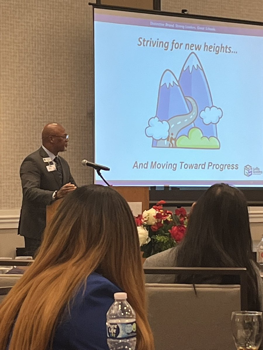 Docpittman1's tweet photo. Enjoying the 34th annual GAAE conference and listening to our school superintendent Dr. Keith Simmons talk about “Striving for new heights and moving toward progress”! Inspiring message from our servant leader. @GriffinSpalding @azkacademy @SayItLoudSupe https://t.co/yqC5ntt592
