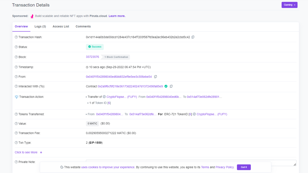 cryptoflopses's tweet photo. The Winner  was chosen from last giveaway post and was sent to them the NFT ! 
https://t.co/5BolfA4e89
 
i will do another giveaway !! drop your address to get the gift !! 

Make sure to :
-Follow me
-Like post
-Retweet post 

#CryptoFlopses #NFT #Giveaway https://t.co/Cs8QPTzErN