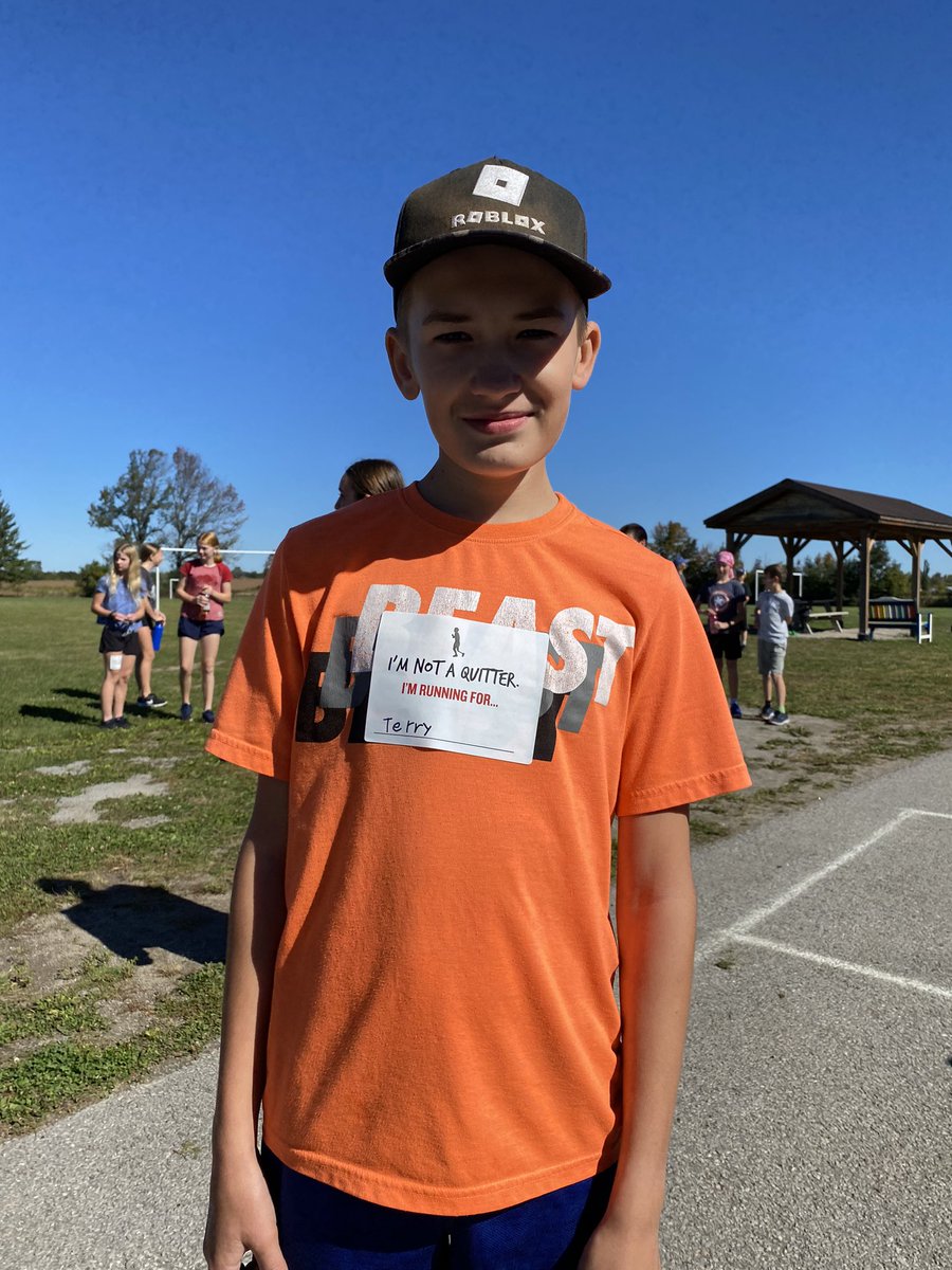 What a stellar day for our #TerryFoxRun we couldn’t have had better weather. Our room pushed themselves and ran anywhere between 4.8km &amp; 10.4km. Way to go kiddos! “Anything is possible if you try” #terryfox <a href="/FenelonTownship/">Fenelon Township PS</a>