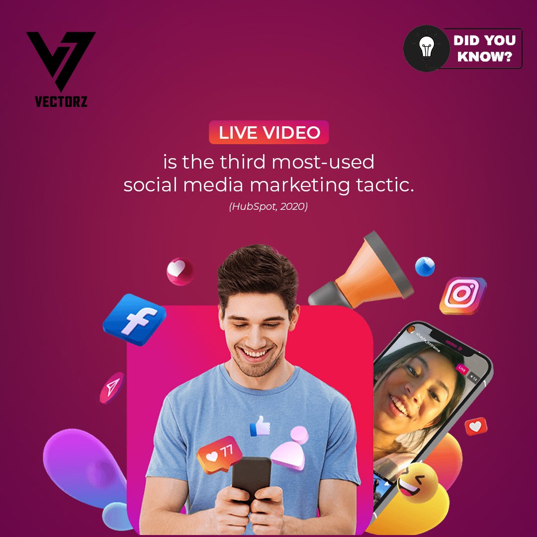 Vectorz_UK's tweet photo. Live video is one of the best examples of how personalizing the customer experience grows your business visibility and reach. 🤳
.
.
.
Visit: https://t.co/Y6624vjhvs
 #Vectorz #socialmedia #marketing #socialmediamarketing #digitalmarketing #instagram #branding #business https://t.co/qlaXIrMXhg