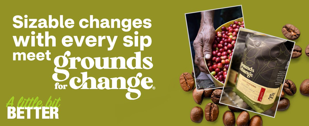 ChicoBag's tweet photo. Where the only thing stronger than coffee is sustainability. Discover @Grounds4Change a Seattle-based company keeping the planet top priority in every step of their roasting process. https://t.co/wIjU3A1SFv
#groundsforchange #littlebitbetter #fairtradecoffee #littlebitgreener https://t.co/mD5K6PMcjN