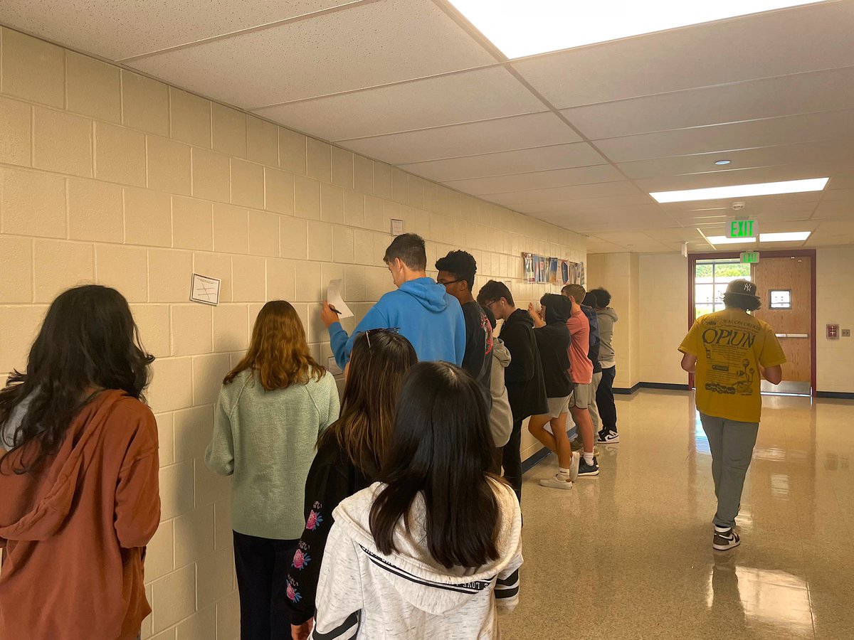 Some happy moments from today featuring a successful pringle ringle, a thoughtful note post-test, and a sweet &amp; focused group working together ☺️