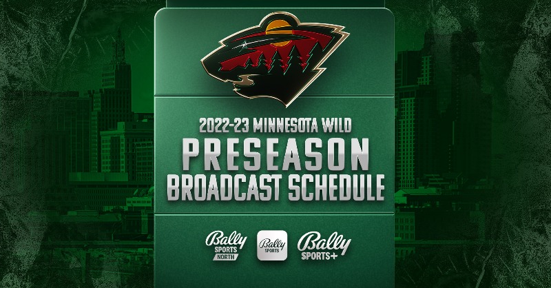 FanDuelSN_NOR's tweet photo. The season before the season!🏒🥅 Get your first look at the @mnwild with preseason action on Bally Sports North➡️