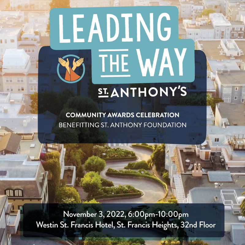 stanthonysf's tweet photo. Our inaugural Leading the Way Awards Celebration will honor three outstanding leaders who exemplify St. Anthony’s mission to create a community in which all San Franciscans flourish. This will be a night to remember. Special thanks to our amazing sponsors:
https://t.co/PXNUt6xsF3 https://t.co/BH6Vx0Leye