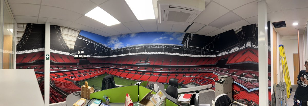 🙌 Get Wembley Stadium in your office, be always at work 😉 
#wembleystadium #wall #wrap #print #design #mural #art #work #wembley #london #office <a href="/wrapgraphicsuk/">Wrap Graphics Signs 🇬🇧 ⚡️</a> 
-
wrapgraphics.co.uk