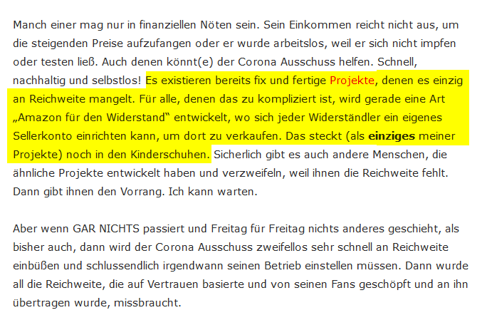 schwurbelwatch's tweet photo. Die Gruppierung "#Widerstand2020 - Wir für #Duesseldorf" hat einen Brief an #VivianeFischer (#CoronaAusschuss) verfasst.
So solle man das Geld vom Ausschuss doch in diverse Projekte stecken. Man arbeite bereits an einem "Amazon für den Widerstand".
https://t.co/Pz164Ue81a https://t.co/UdPFKAXRUD
