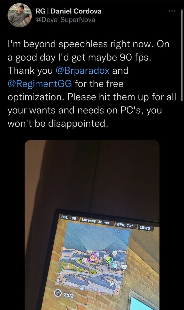 REGIMENT tweet media