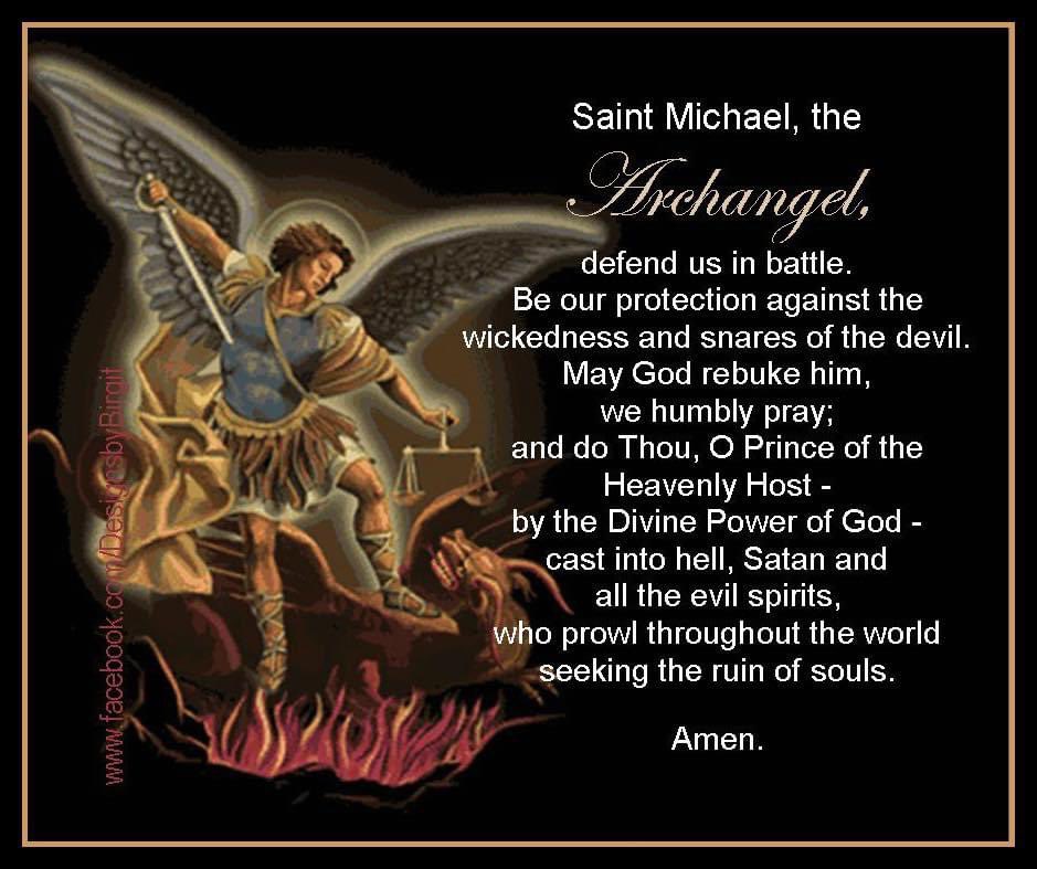 Blessed Feast of Saint Michael the Archangel 🙏🏼 may he always be our protector against the wickedness and snares of the devil! #MichaelmasDay