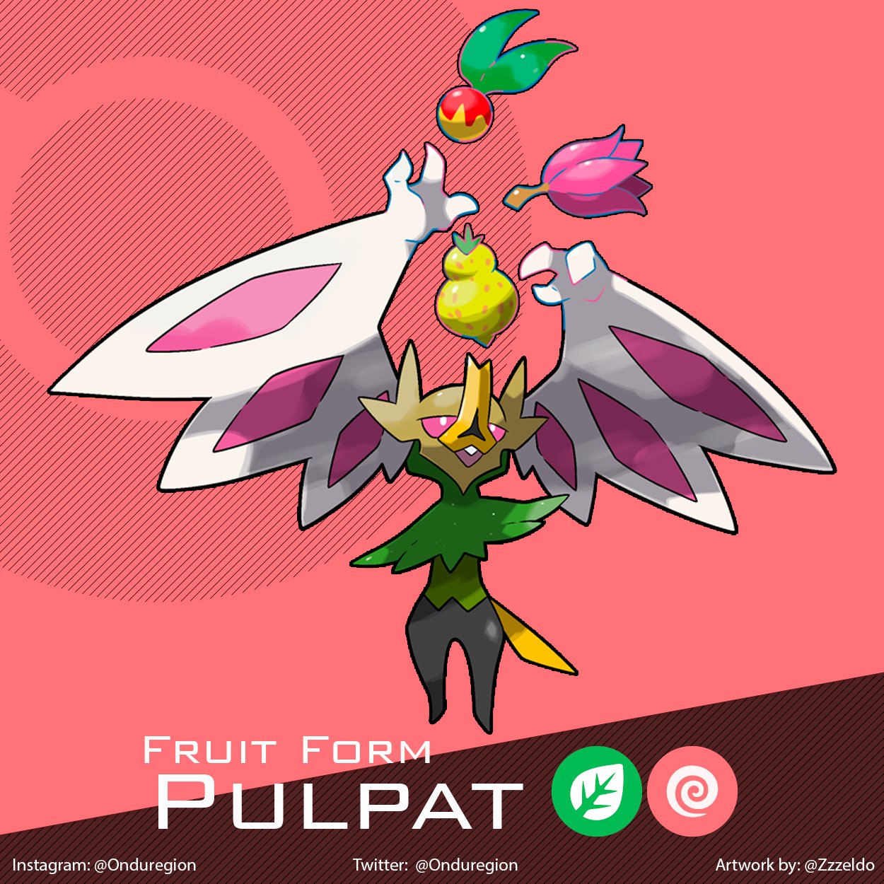 Onduregion/Zzzeldo on X: Your Albat its evolving!! :O Pulpat Fruit  Grass/Psychic type Pulpat Candy Grass/Dark type Visit:   #pokemon #PokemonUNITE #PokemonScarletViolet   / X