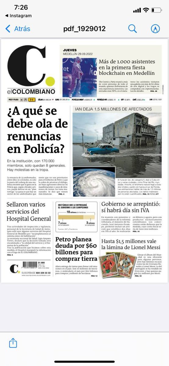 loopfans's tweet photo. The Loop, @scrt_foundation @kado_money @WhiteWhaleDefi @OniValidator @CosmoverseHQ party made front page news in the top media news outlet in Medellin, a newspaper with national readership. 

Here's the online version for those of you interested:
https://t.co/eBBawcvGNb https://t.co/ICAabffnli