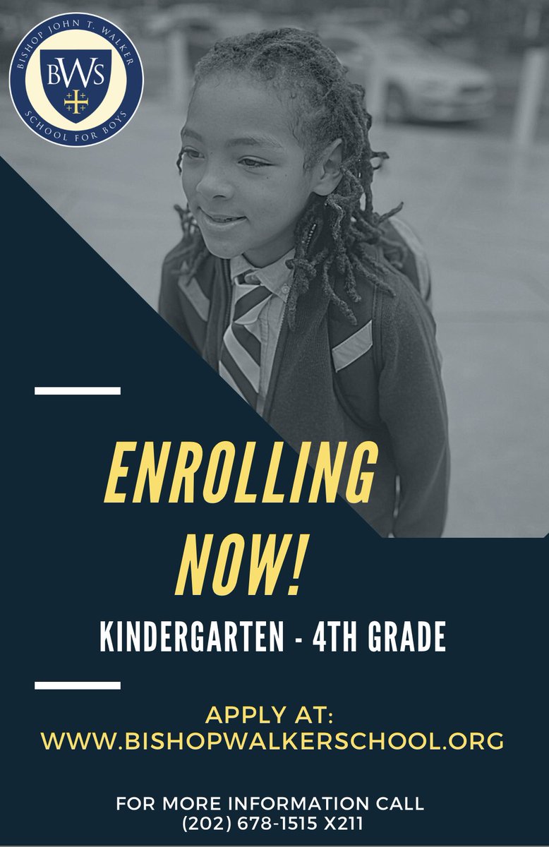 We believe boys should be educated in an academically rigorous environment, that champions creativity and cultivates joy!!

Enroll your kindergarten to 4th grade young kings today and be embraced by the BWS family and village!!!!! 👑

Click the link in our bio and apply today!
