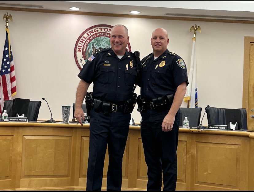 burlingtonpd's tweet photo. The Burlington Police Department would like to congratulate Lieutenant Timothy Mcdonough on his retirement after 34+ years with BPD. We wish you a happy, and healthy retirement! https://t.co/Fpbf297jJI