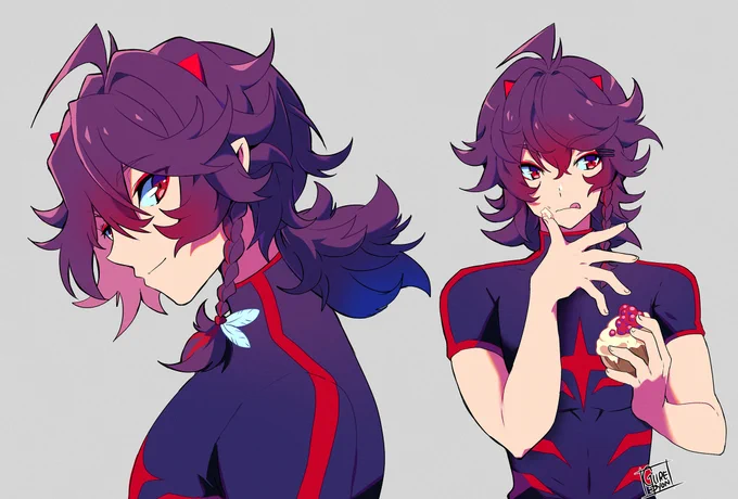 [oc] fluffy demon 